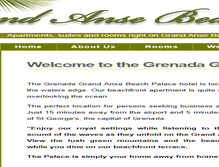 Tablet Screenshot of grenadabeachpalace.com